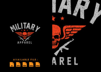 Military Apparel Tshirt Design