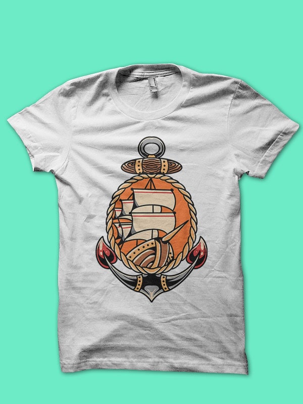 anchor and ship - Buy designs t-shirt