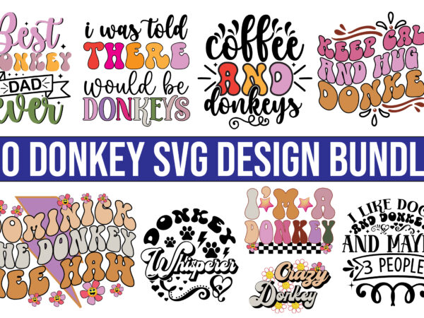 Donkey svg design