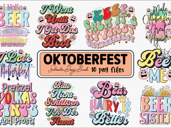 Oktoberfest sublimation design bundle