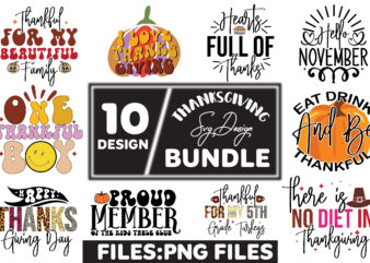 Thanksgiving Svg Design Bundle