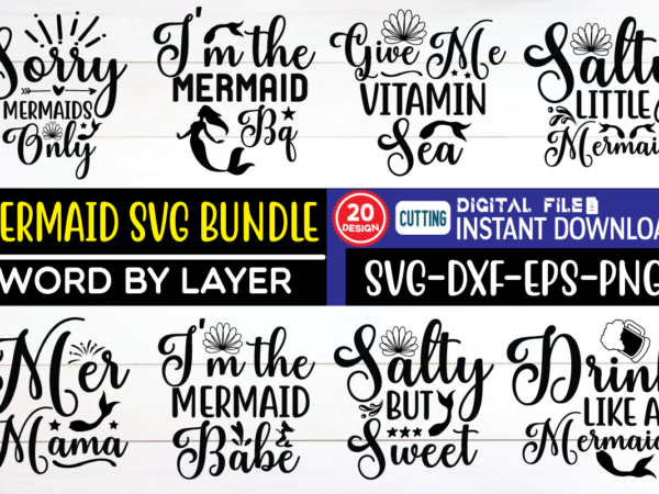 Mermaid svg bundle mermaid tail svg,mermaid saying quote,mermaid svg,vinyl decal svg,mermaid svg bundle,summer bundle svg,be mermazing svg,silhouette cricut, vacation svg,beach svg,stencils, templates & transfers,svg png eps dxf,clip art & image t shirt designs for sale