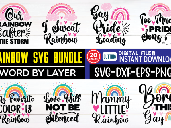 Rainbow svg bundle rainbow with heart,boho rainbow svg,pastel rainbow svg,rainbow bundle,rainbow baby svg,boho svg,rainbows svg,svg for cricut,stencils,use svg,rainbow svg,rainbow png,clip art & image files t shirt design online