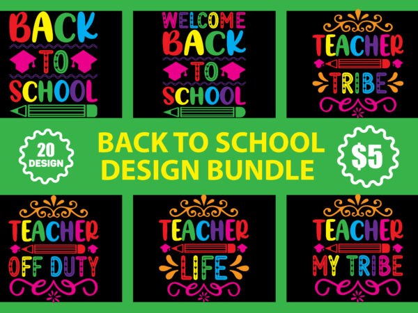 Back to school design bundle