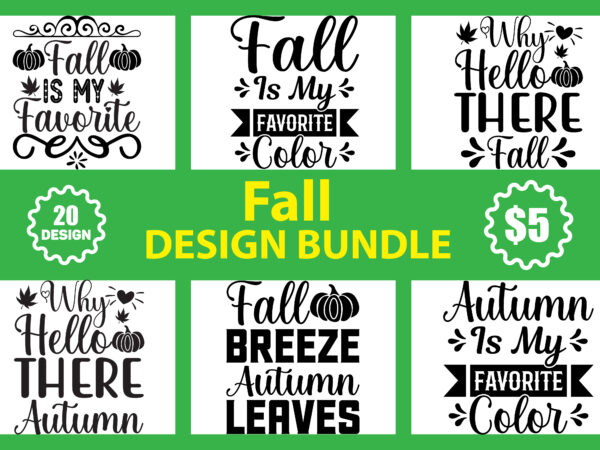 Fall design bundle