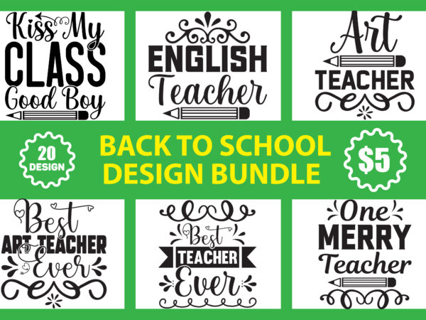 Back to school design bundle