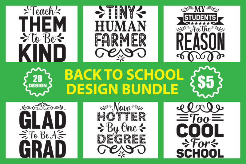 Back to School Design Bundle