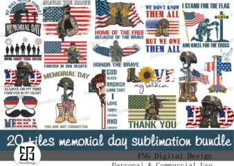 Memorial Day Sayings Sublimation Bundle