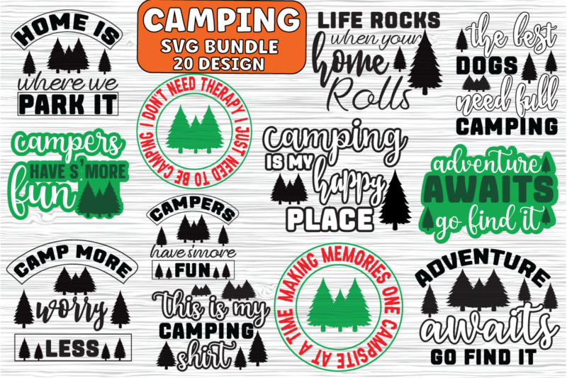 Camping SVG Bundle