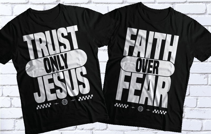 Christian t-shirt design | pack of 10 t-shirt design | eps,ai,png | bulk and bundle Jesus design t-shirt