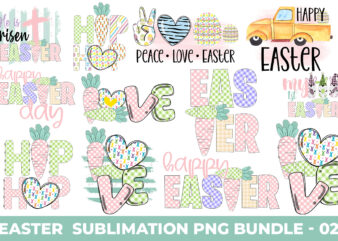 Easter Sublimation png bundle