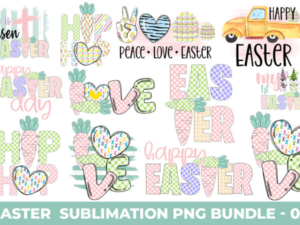 Easter sublimation png bundle vector clipart