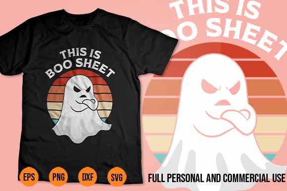 This is boo sheet svg png this is some boo sheet svg halloween costume men women shirt design this is boo sheet svg png ghost groovy ghost retro halloween costume