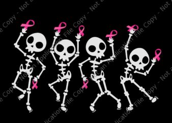 Pink Ribbon Breast Cancer Awareness Skeleton Svg, Skeleton Dancing Svg, Skeleton Pink Ribbon svg, Skeleton Halloween Svg, Halloween Svg, It’s Hocus Pocus Time Witches Funny Halloween Svg, Hocus Pocus Svg,
