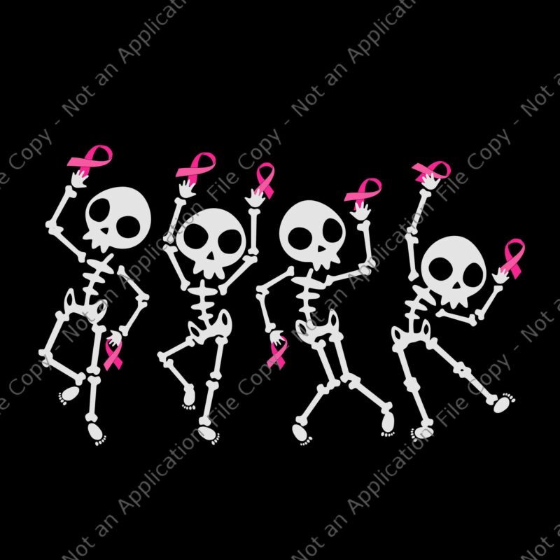 Pink Ribbon Breast Cancer Awareness Skeleton Svg, Skeleton Dancing Svg, Skeleton Pink Ribbon svg, Skeleton Halloween Svg, Halloween Svg, It's Hocus Pocus Time Witches Funny Halloween Svg, Hocus Pocus Svg,