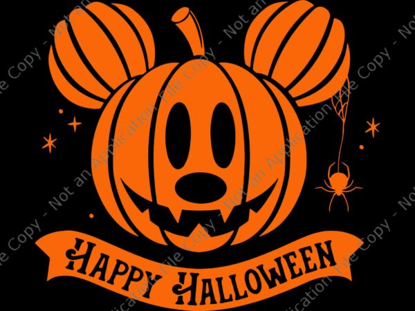 Mickey and friends halloween svg mickey pumpkin face svg, mickey halloween svg, halloween svg t shirt designs for sale