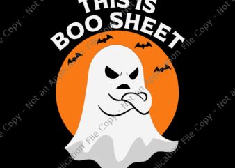 This Is Boo Sheet Ghost Halloween Svg, Ghost Halloween Svg, Boo Halloween Svg, Ghost Svg