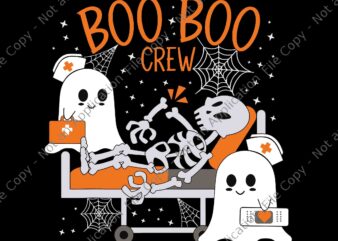 Boo Boo Crew Ghost Doctor Paramedic EMT Nurse Halloween Svg, Boo Boo Crew Svg, Boo Nurse Halloween Svg, Nurse Halloween Svg, Halloween Svg t shirt template