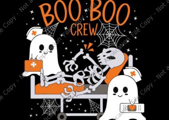 Boo Boo Crew Ghost Doctor Paramedic EMT Nurse Halloween Svg, Boo Boo Crew Svg, Boo Nurse Halloween Svg, Nurse Halloween Svg, Halloween Svg