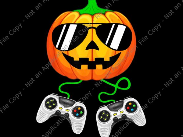 Halloween jack o lantern gamer png, jack o lantern pumpkin png, pumpkin gamer png, halloween png, jack o lantern png graphic t shirt