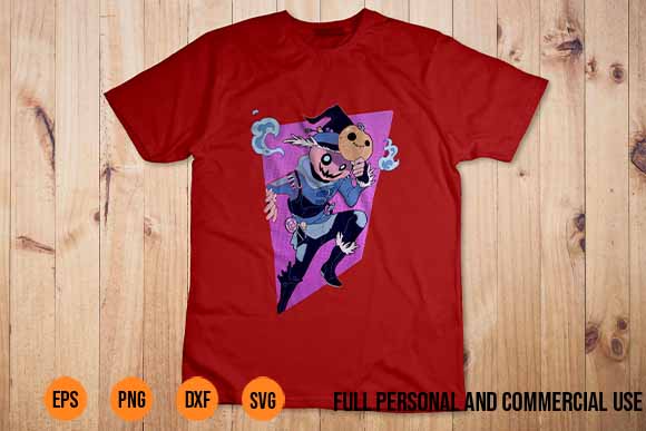 Scarecrow svg Halloween Shirt Design Spooky