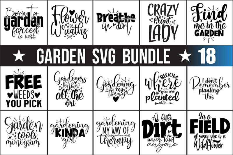 Garden SVG Bundle