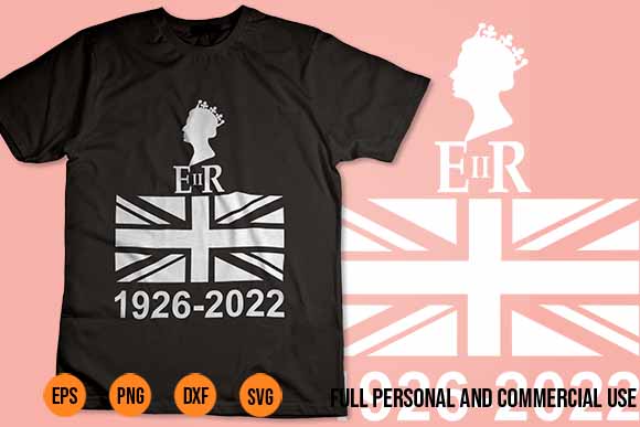 Queen elizabeth dies 1926-2022 shirt design emblem svg vector for sale royal family rip british monarch shirt uk, her majesty queen elizabeth ii svg emblem, queen elizabeth birth and death
