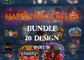 Halloween png bundle part 34, Skull Halloween, Horror, Witch graphic t shirt