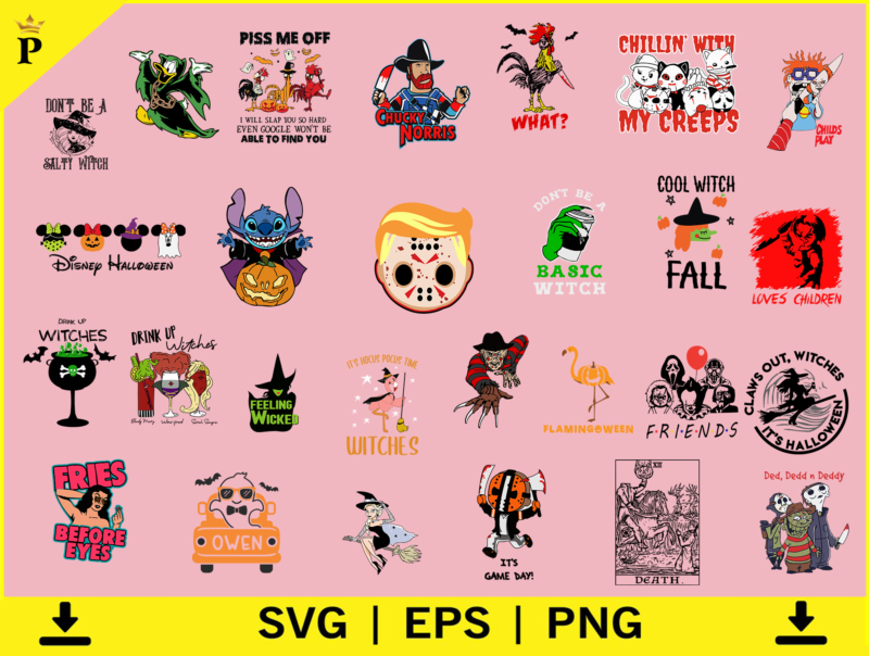 Mega Halloween Bundle 600+ Designs Eps Png Dxf Halloween Svg Autumn Svg Thanksgiving svg Fall Svg Witch svg cut file Cricut Silhouette