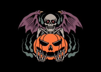 halloween skeleton graphic t shirt