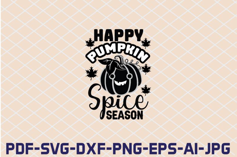 Pumpkin Spice SVG Bundle