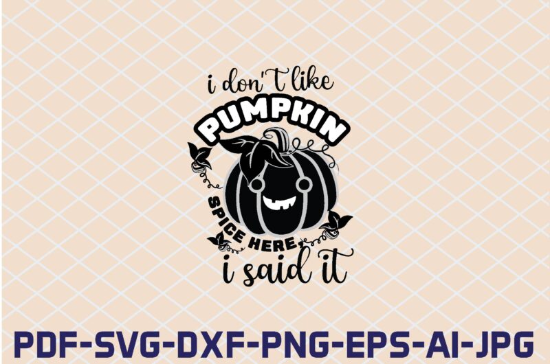 Pumpkin Spice SVG Bundle