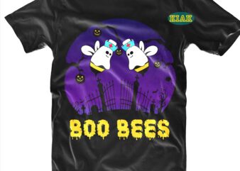 Boo Bees SVG, Boo Bees Nurse Svg, Halloween t shirt design, Halloween Design, Halloween Svg, Halloween Party, Halloween Png, Pumpkin Svg, Halloween vector, Witch Svg, Spooky, Hocus Pocus Svg, Trick