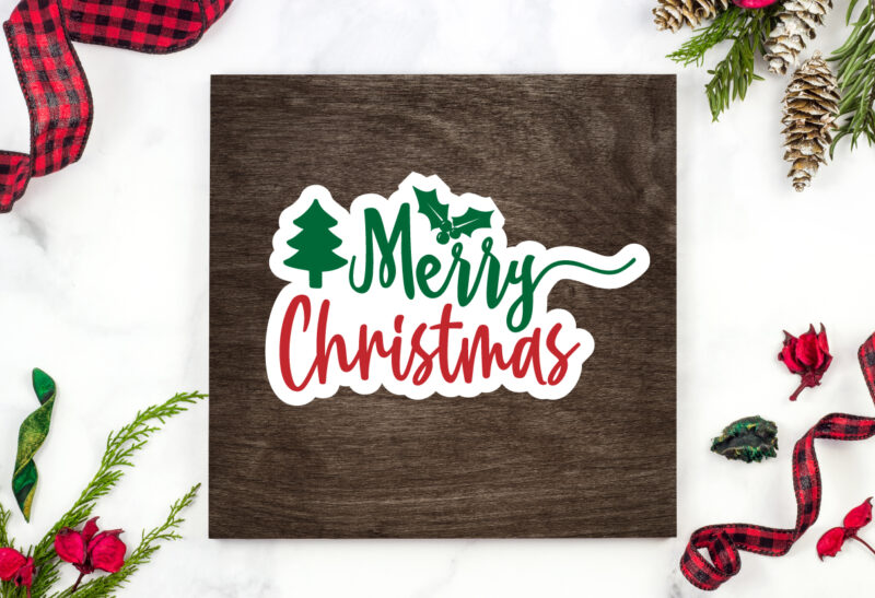 Christmas SVG Sticker Design Bundle