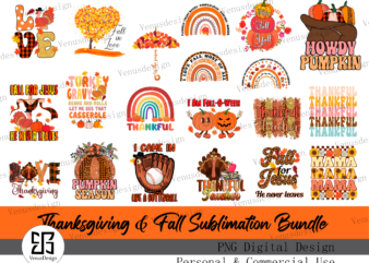 Thanksgiving And Fall Sublimation Bundle