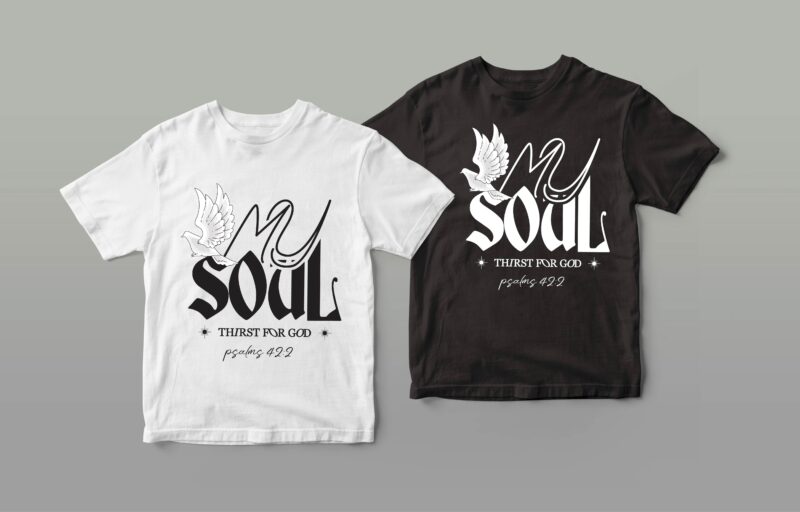 MY SOUL | Christian streetwear style design | 2023 designs