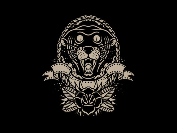 Rose panther t shirt design online