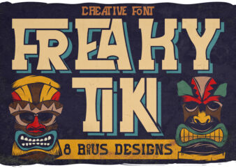 Freaky riki + 8 bonus designs
