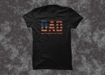 Dad t shirt design, Man – Myth – Legend, USA Flag t shirt design, Illustration phrase for Father’s day t shirt design for sale