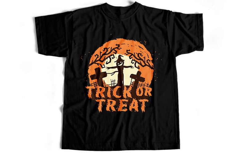 10 Best Selling Halloween T-Shirt Design Bundle For Commercial Use