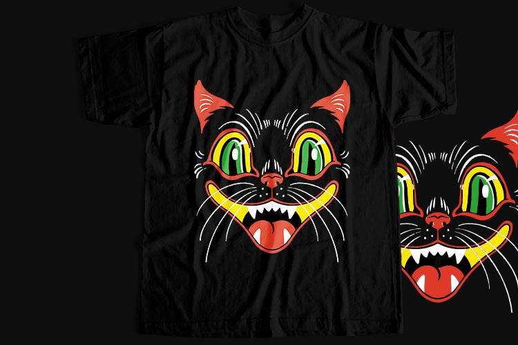 10 Best Selling Halloween T-Shirt Design Bundle For Commercial Use