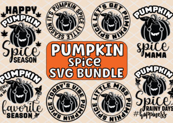 Pumpkin Spice SVG Bundle