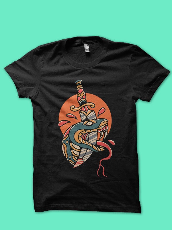 snake knife - Buy t-shirt designs