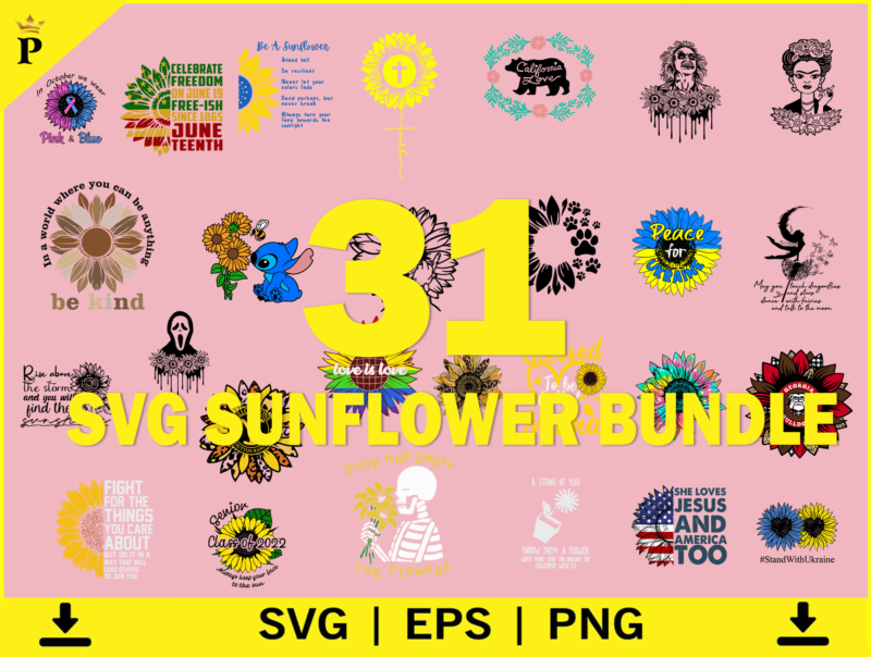 Sunflower SVG Bundle, Sunflower SVG, Flower Svg, Monogram Svg, Half Sunflower Svg, Sunflower Svg Files, Cut file Cricut, Silhouette, Cameo, Sunflower svg Bundle, Sunflower svg, half sunflower svg, sunflower monogram