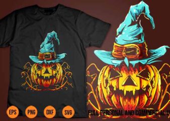 Halloween Spooky svg Jack OLantern With A Witch Hat Pumpkin Head halloween t shirt design bundle, halloween t shirt design, halloween svg bundles t shirt design, halloween svg bundle, bundles