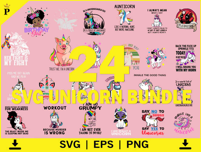 Unicorn Crown Svg, Unicorn head Svg, Unicorn girl Svg, Unicorn Face Floral SVG, Unicorn SVG, Svg Files For Cricut, Svg for Silhouette Cameo,Cute Unicorns SVG, Unicorn Clipart PNG, Full body