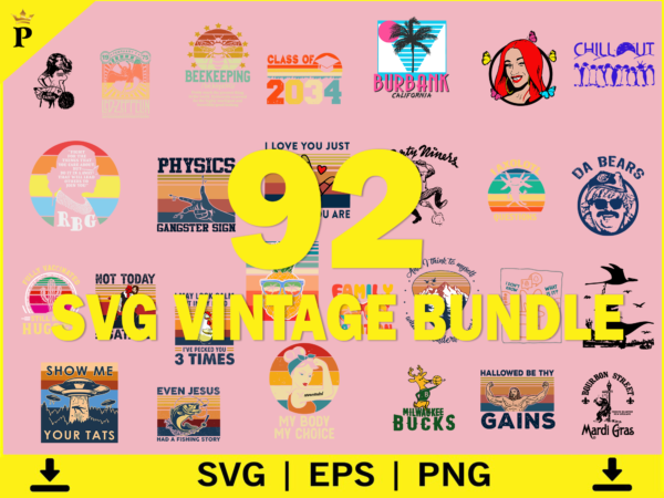 Retros vintage design svg, vintage 80s mega svg bundle, animal svg plants svg flower svg sunflower svg monogram svg files for cricut big svg bundle big clipart mega bundle