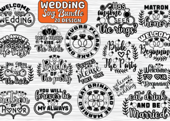 Wedding SVG Bundle, Wedding SVG, SVG Bundle, Wedding SVG Quotes
