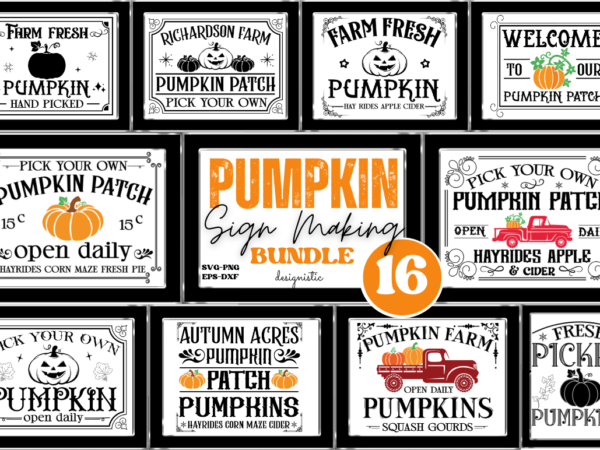 Vintage fall sign svg bundle, vintage fall svg bundle t shirt vector art