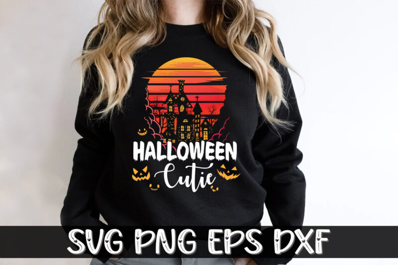 Halloween Cutie Shirt Print Template